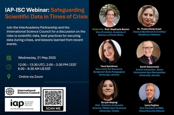 IAP-ISC Webinar: Safeguarding Scientific Data in Times of Crisis