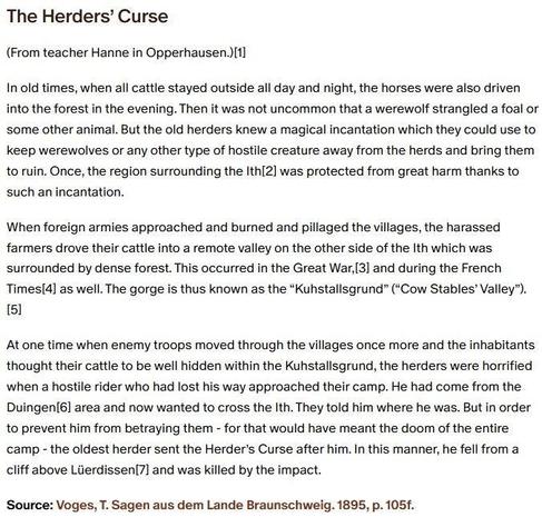 German folk tale "The Herders’ Curse". Drop me a line if you want a machine-readable transcript!