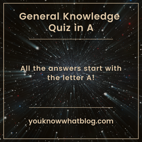 General Knowledge Quiz in A promotion post by youknnowwhatblog