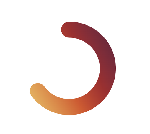Arc shape with rounded edges