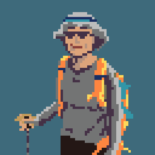Pixel art style profile picture of @eclecticpassions.
