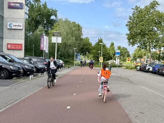 There are no bike riding licenses but there are bike riding exams