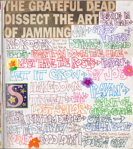 hand drawn tourbook page by David Leopold
