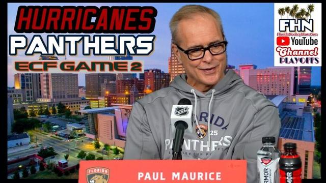 Paul Maurice: ECF Game 2 Morning Skate - Florida Panthers @ Carolina Hurricanes