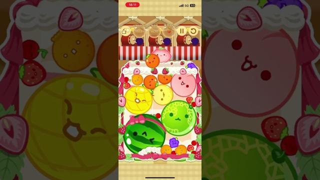 神ツモ！#suikagame #ゲーム #ゲーム実況 #スイカゲーム #スイカゲーム攻略 #スイカゲーム実況 #games #gameplay
