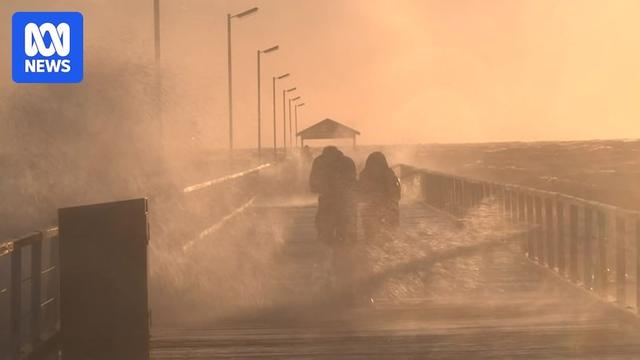 Warning for SA coastline as abnormally high tide lashes beaches and jetties