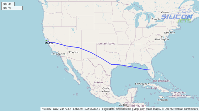 N68885 since Mon May 26 2025 13:58:44 GMT+0000 (Coordinated Universal Time)