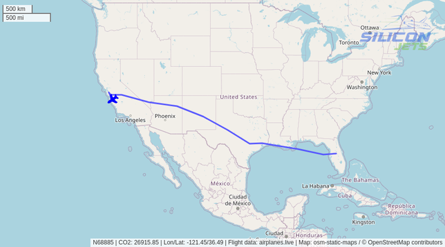 N68885 since Mon May 26 2025 13:58:44 GMT+0000 (Coordinated Universal Time)
