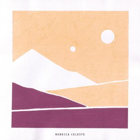 Illustration of an abtract minimalist landscape.