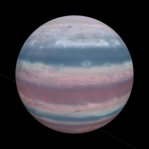 A computer-generated representation of the Kepler-265 d exoplanet.