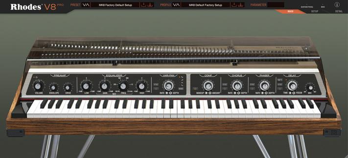 RHODES MUSIC Rhodes V8 Pro レビュー：Rhodes MK8を忠実に再現した公式ソフトウェア音源