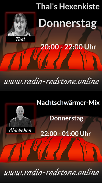 Sendeplan Donnerstag 29.05.2025 www.radio-redstone.de