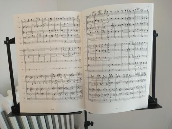 Intérieur partition : Johannes Brahms, 4 pièces pour piano op. 119, orchestration de Nicolas Hussein