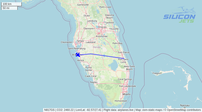 N817GS since Thu May 29 2025 15:56:49 GMT+0000 (Coordinated Universal Time)
