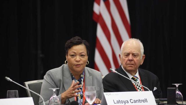 New Orleans Mayor LaToya Cantrell is Canada for conference