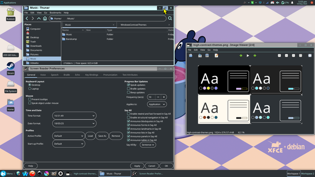 Dusk theme - it is a mid-tone dark theme with blue accents