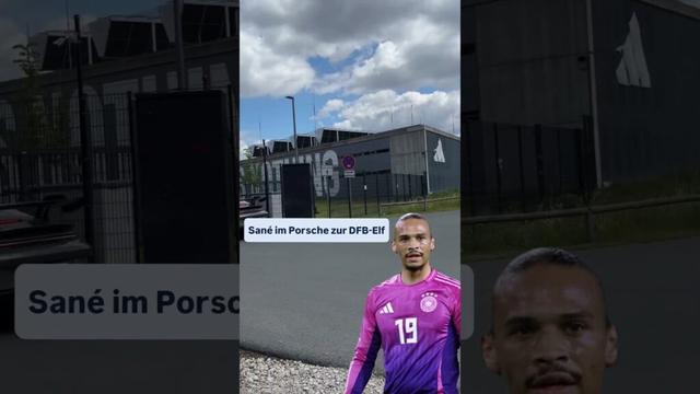 Leroy Sané fährt im Porsche zur DFB-Elf #shorts