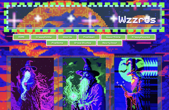 BLAST FEMUR pixel art wzzrds