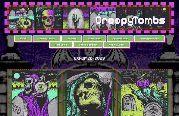 BLAST FEMUR pixel art creepytombs