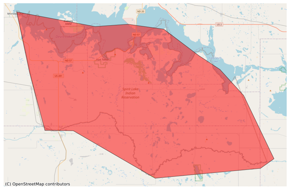 Local Area Emergency -  - 200361,,Benson County ND (Lake Region 911 Cntr)