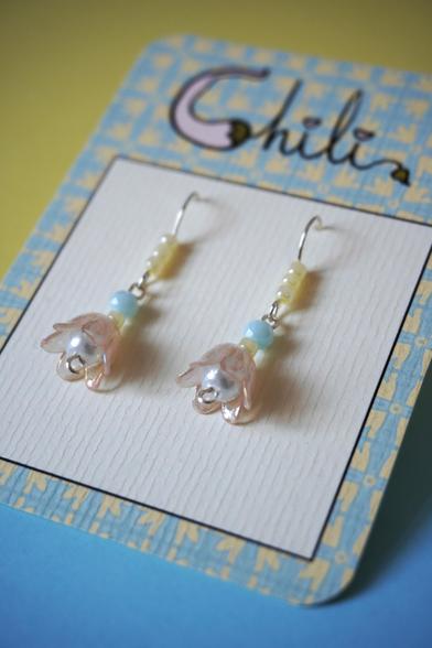 Earrings with Flowers