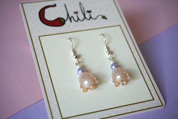 Earrings with Flowers