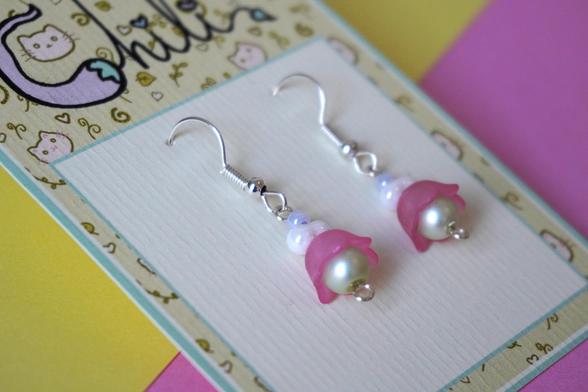 Earrings with Flowers