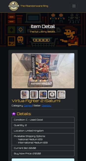 Classic Gaming Marketplace at Abandonware Ring