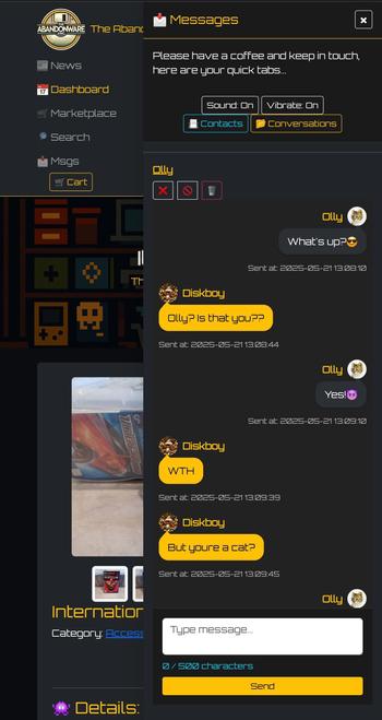Live Messaging System at Abandonware Ring