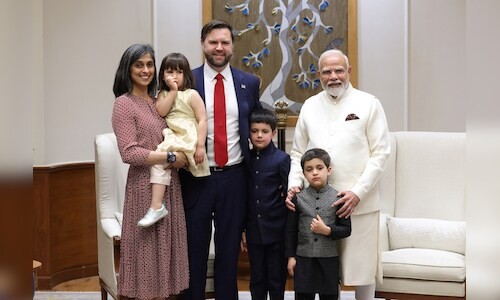 'They saw him as a grandfather’: Usha Vance shares moment between PM Modi and her children
