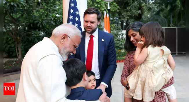 'Grandfather category': Usha Vance recalls how her kids bonded with PM Modi during India visit