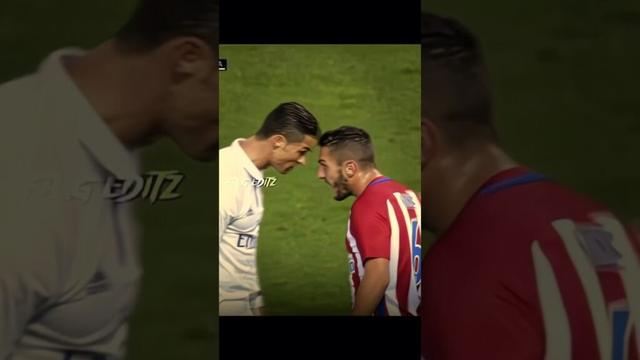 Ronaldo fight with Koke💀🔥 #football #ucl #realmadrid #cr7 #hearttrend #zidane #shorts #viral