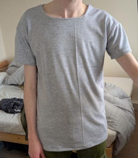 The same t-shirt on a person