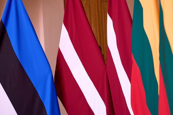 Baltic states flags