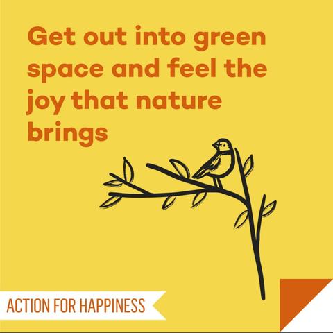 Get out into green space and feel the joy that nature brings
