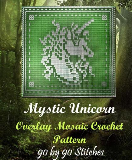 Mystic Unicorn Mosaic Overlay Crochet Pattern!