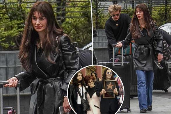 Sharon, Ozzy Osbourne's rarely seen daughter Aimee spotted in the UK