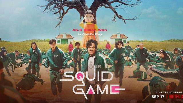 Advertisement for Squid Game television series (Season 1)