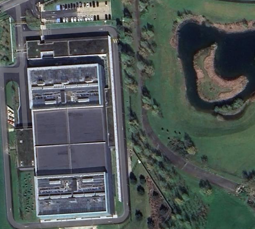 Vue satellite d'un Datacenter