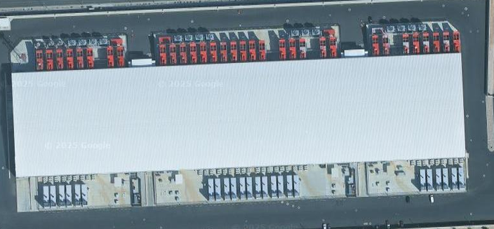 Vue satellite d'un Datacenter