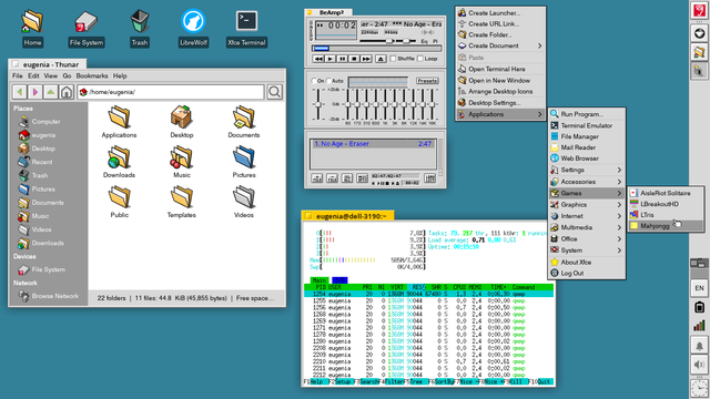 BeOS-alike theme for XFce