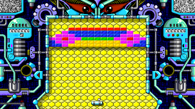 screenshot of a Batty remake; an Arkanoid clone originally released on 8-bit computers