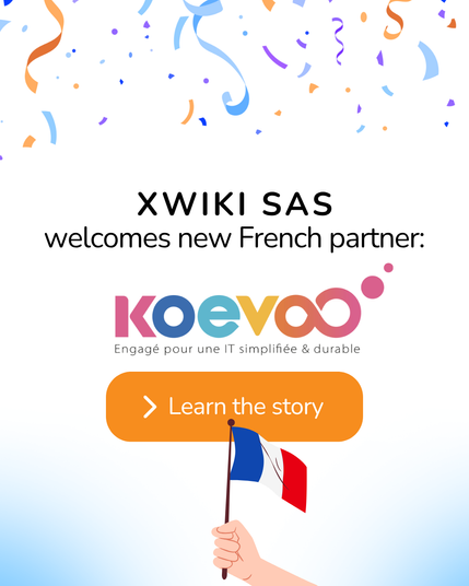 XWIKI SAS welcomes new French partner: Koevoo