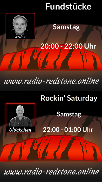 Sendeplan Samstag 14.06.2025 www.radio-redstone.de