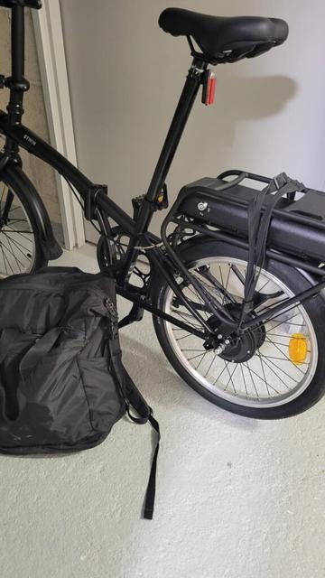 How do I tie down a backpack to this bike rack?