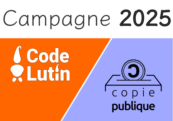Logos de Code Lutin et de Copie Publique