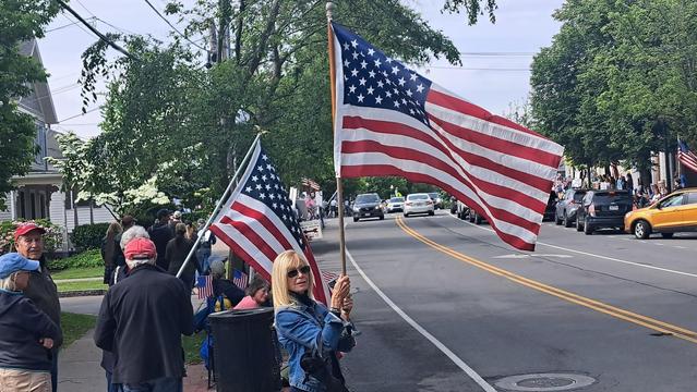 American flags