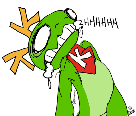 Konqi foaming at the mouth going HHHHHHH
