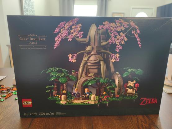 Lego box set for Zelda Deku Tree