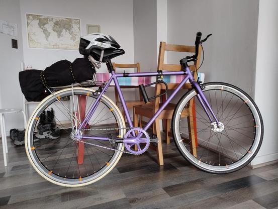Here is my bike after a rainy day